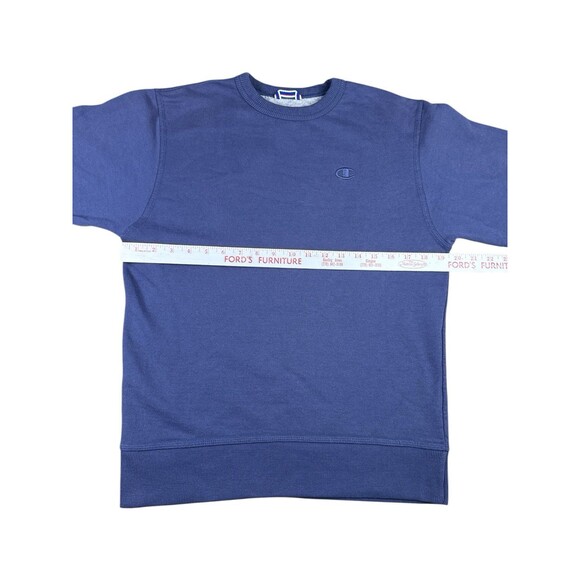 Champion Authentic Athleticwear Men’s Crewneck Sweatshirt Small Navy Blue Logo - Picture 6 of 9